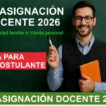 REASIGNACIÓN DOCENTE 2026