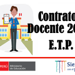 Plaza vacante para contrato docente, Técnico Productiva – Construcción/Albañileria